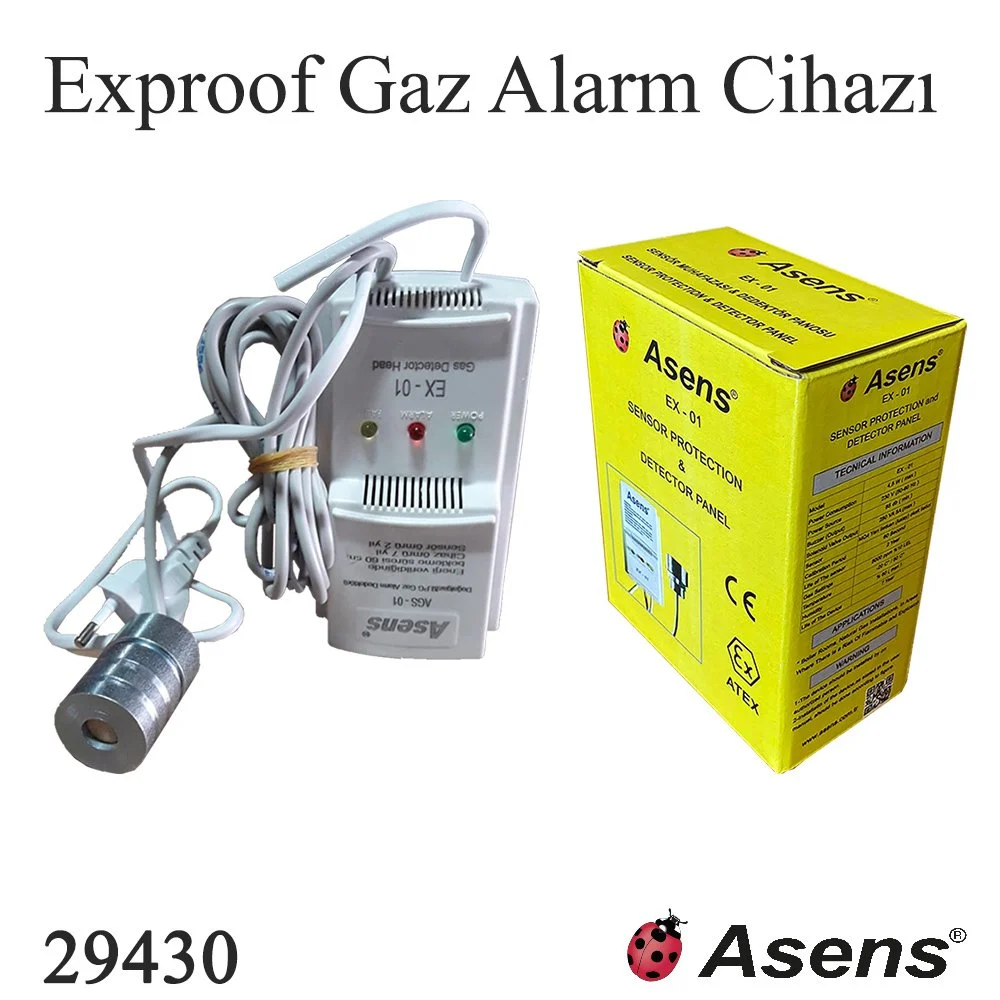 ASENS EXPROOF GAZ ALARM CİHAZI 29430