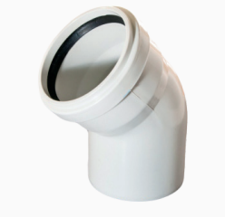 125*45 PVC DİRSEK PLASTHERM (TİP 1)