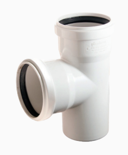 100*100 PVC TE ÇATAL PLASTHERM (TİP 1)
