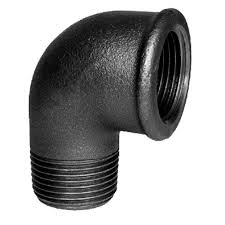 1 1/2" KUYRUKLU SİYAH DEMİR DİRSEK
